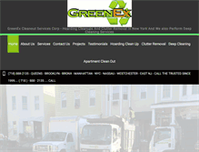 Tablet Screenshot of greenexcleanouts.com